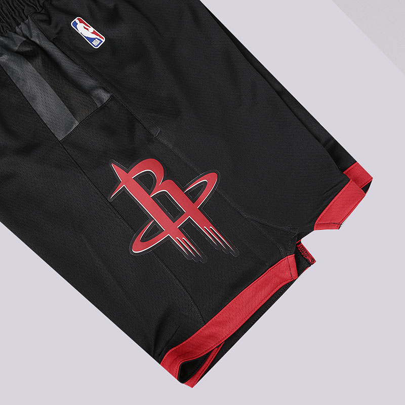 мужские черные шорты Nike Houston Rockets Shorts AJ5606-010 - цена, описание, фото 3